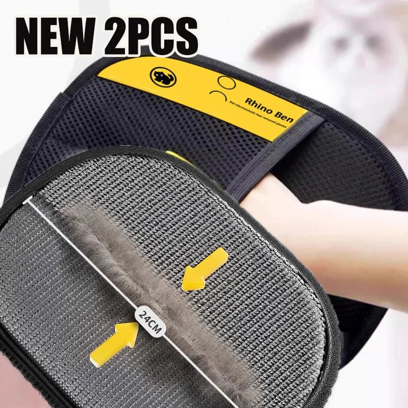 Pet Hair Cleaning And Collection Gloves Pet Double - sided Multi - functional Beauty Glove Tool Reduce The Pressure Of Pet Ownership - Kenner House Emporium