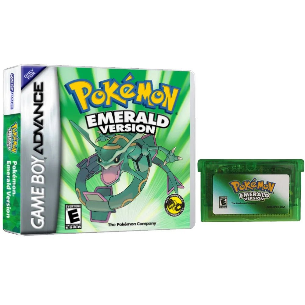 Pokemon Series GBA Game Cartridge In Box Emerald/Ruby/FireRed/Leafgreen/Sapphire No Manual - Kenner House Emporium