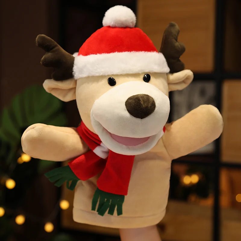 Stuffed Plush Animals Toys Hand Finger Puppet Kawaii Dolls Educational Baby Toys Learning & Education Monkey Tiger Children Gift - Kenner House Emporium