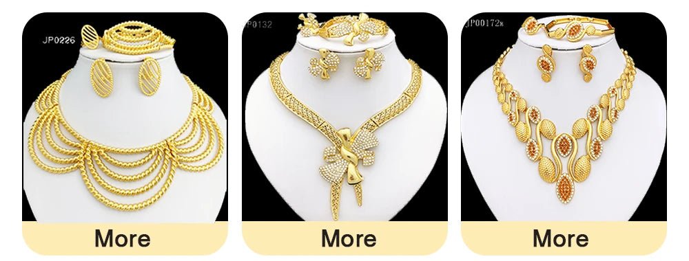 GZJPEI Italian 18K Gold Plated Jewelry Set Vintage Leafs Design Exaggeration Large Jewellry For Women Wedding Gift 2025 New - Kenner House Emporium