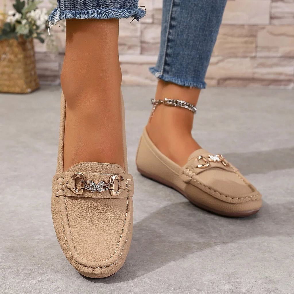 New Women's Casual Slip on Mary Jane Shoes Spring Autumn Fashion Round Toe Solid Soft Sole Flat Loafers Zapatos De Mujer luxury - Kenner House Emporium
