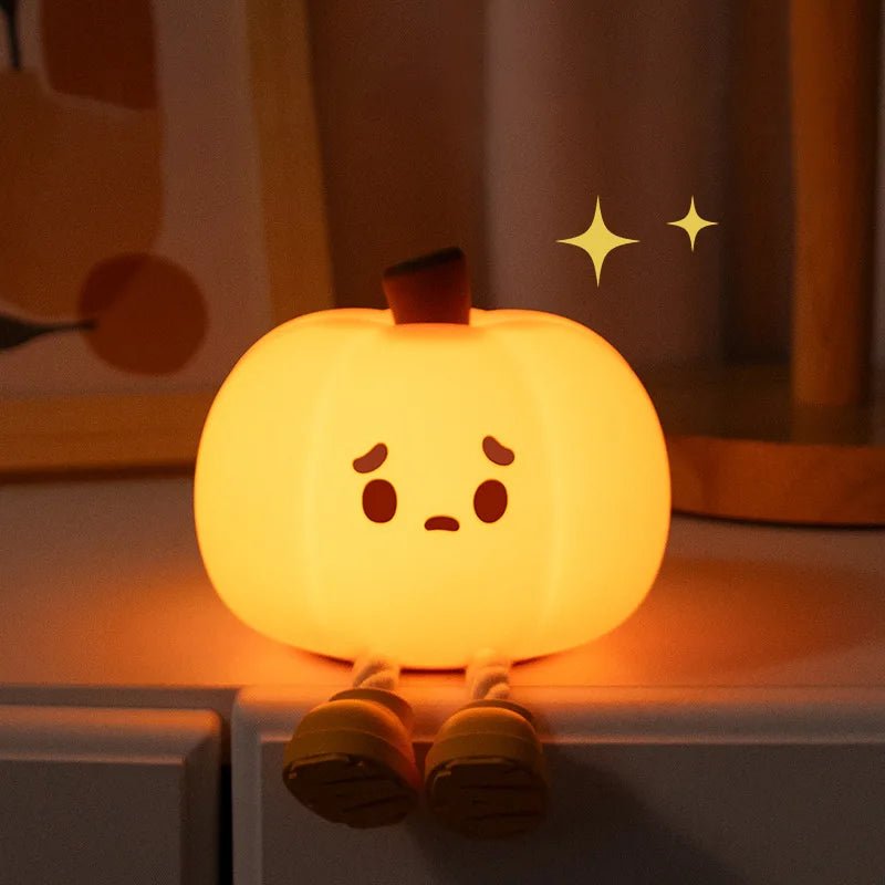 Mushroom Night Light LED Rechargeable USB Table Lamp Desk Room Decoration Baby Nursery Kids Birthday Gift Animal Pumpkin Lantern - Kenner House Emporium