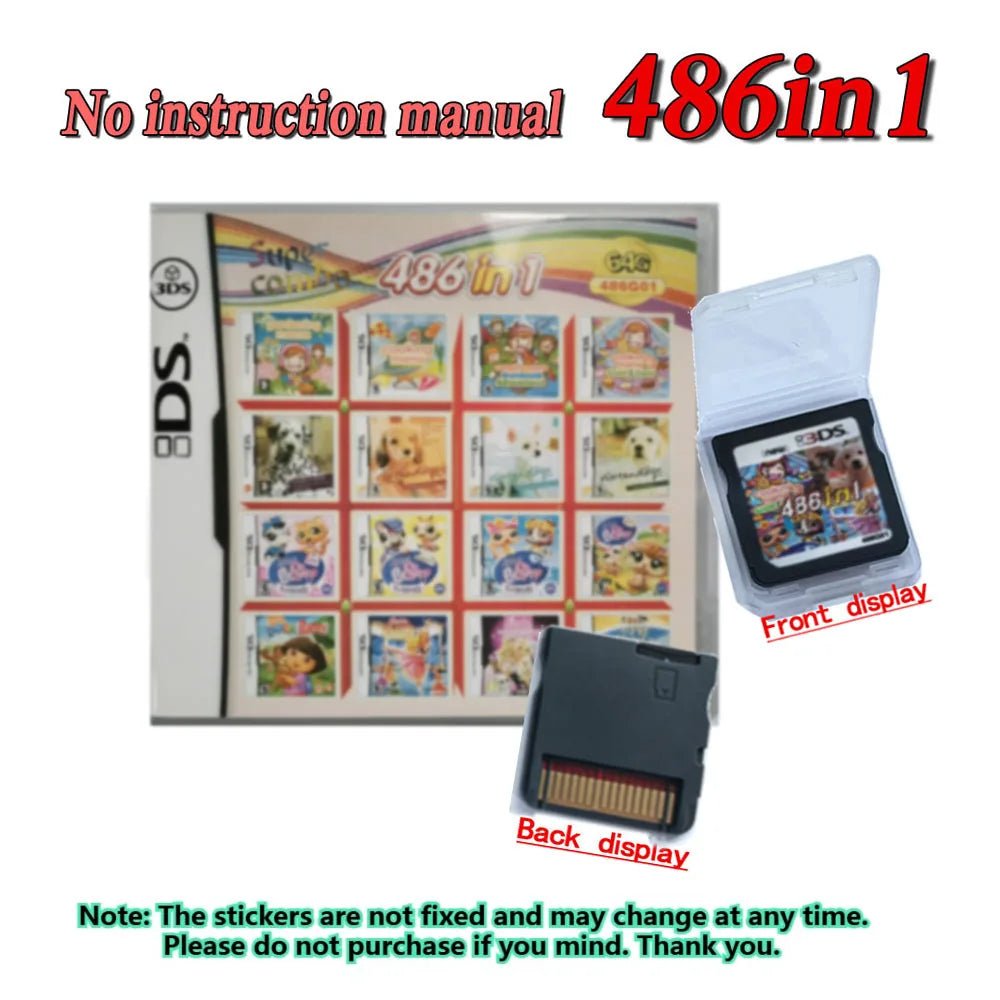 Pokemon Album 23 In 1 Video Game Cartridge Card for DS 3DS NDSI NDSLL NDSXL 3DS XL Video Game Console - Kenner House Emporium