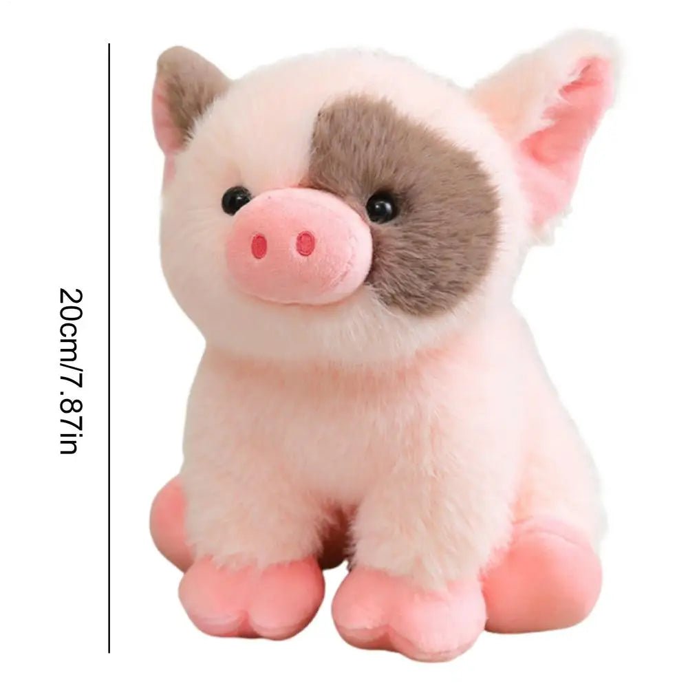 Stuffed Animals 8 Inch Cute Swine Toy Cuddly Animal Throw Pillow for Baby Girls Kids Birthday Halloween Home Bedroom Sofa Car - Kenner House Emporium