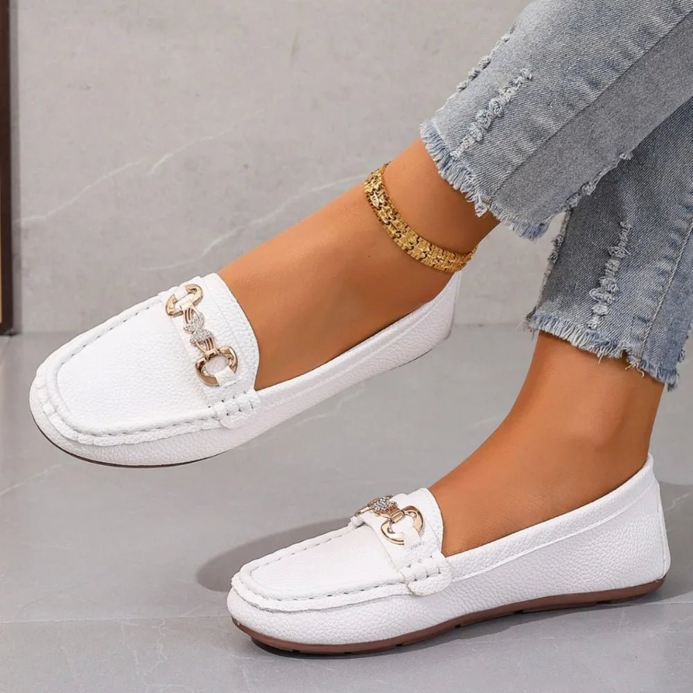 New Women's Casual Slip on Mary Jane Shoes Spring Autumn Fashion Round Toe Solid Soft Sole Flat Loafers Zapatos De Mujer luxury - Kenner House Emporium