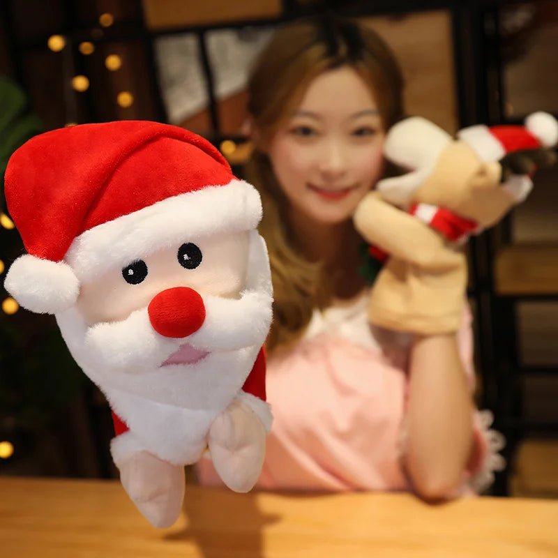 Stuffed Plush Animals Toys Hand Finger Puppet Kawaii Dolls Educational Baby Toys Learning & Education Monkey Tiger Children Gift - Kenner House Emporium
