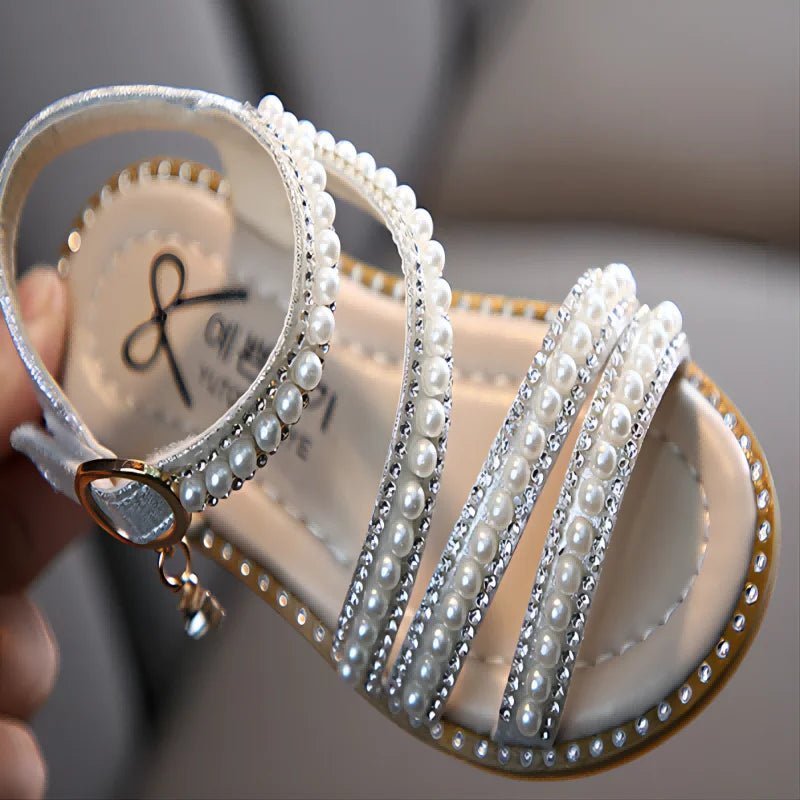 Girl Sandals Summer Fashion Kids Baby Girls Bling Rhinestone Princess Single Sandals For Little Big Girl's Shoes - Kenner House Emporium