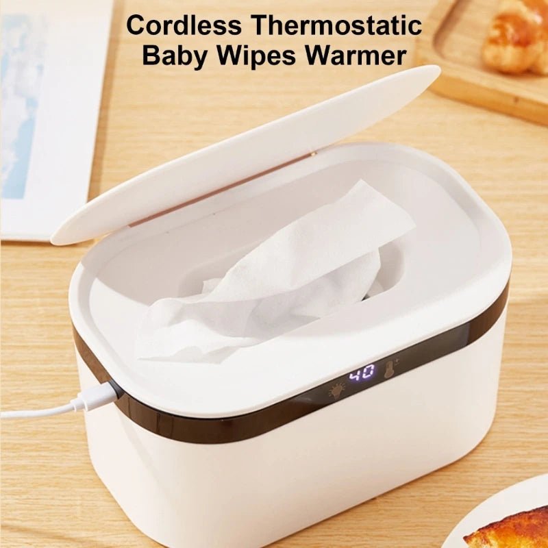 Baby Wipe Warmer and Baby Wet Wipes Dispenser Baby Wipes Warmer for Babies Wipe Warmer with Night Light 3 Level Temp A0NC - Kenner House Emporium