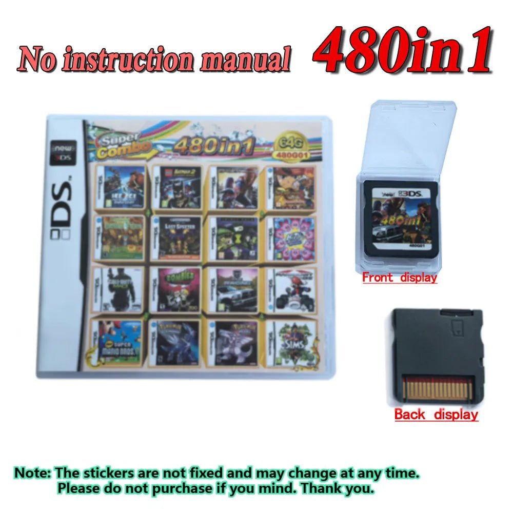 Pokemon Album 23 In 1 Video Game Cartridge Card for DS 3DS NDSI NDSLL NDSXL 3DS XL Video Game Console - Kenner House Emporium