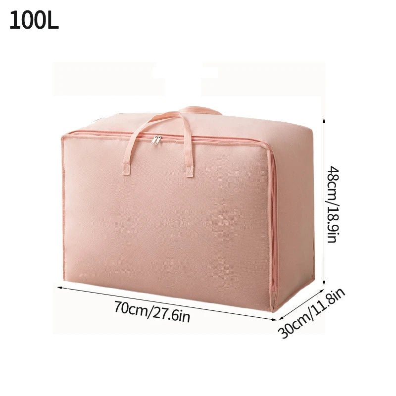Large Capacity Clothes Storage Bag Waterproof Cabinet Wardrobe Organizer Quilt Pillow Blanket Organizer Dustproof Bedding Storag - Kenner House Emporium