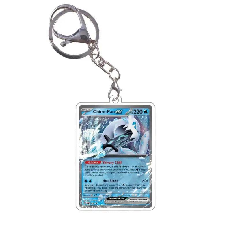 Pokemon Acrylic Small Cards Quaxly Fuecoco Sprigatito Double Sided Pendant Game Props Anime Characters Keychain Game Props Toys - Kenner House Emporium