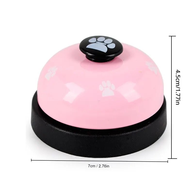 1pc Pet Toy Training Dinner Small Bell Footprint Dog Toys for Teddy Puppy Pet Call Puppy Accessories Pet Toys - Kenner House Emporium