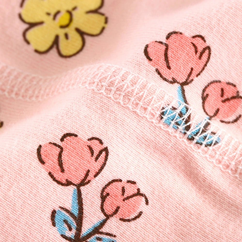 2 - Piece Set Soft Cotton Pajamas Children Boys Girls Baby Spring Autumn Cartoon Long Sleeve Home Sleepwear Set 2 - 10Y - Kenner House Emporium