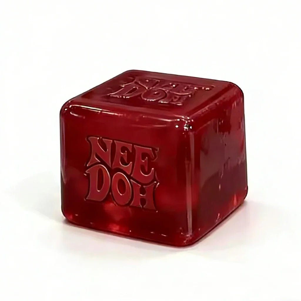 Squishy toys Nee Doh Jellyfish & Cube Squish Toy, Soft Jelly Squeeze Stress Relief Fidget Toy, Sensory NeeDoh for Kids & Adults - Kenner House Emporium
