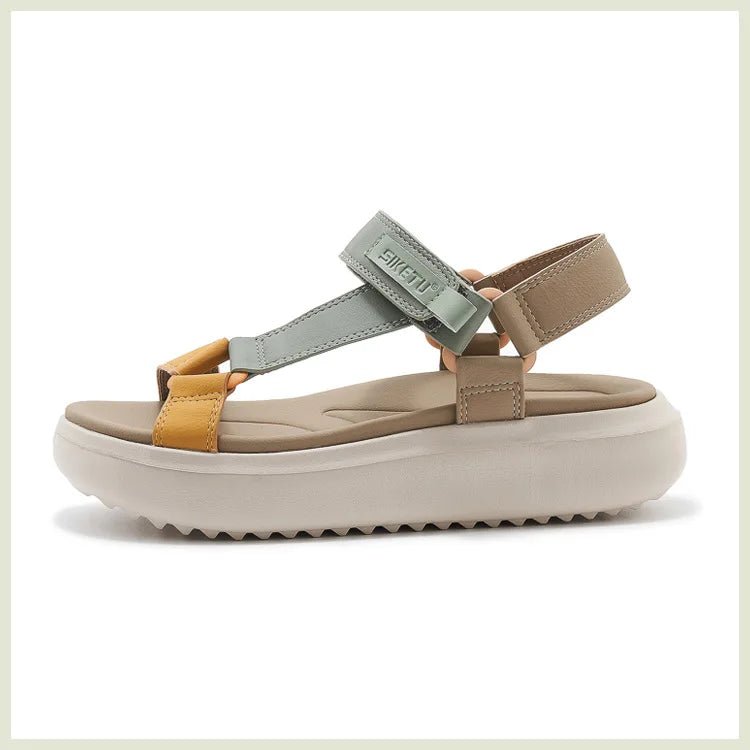 Sandals for Women's 2026 Summer New Lightweight Sandals for Casual Sports Comfort Thick Bottom Large Platform Womens Shoes - Kenner House Emporium