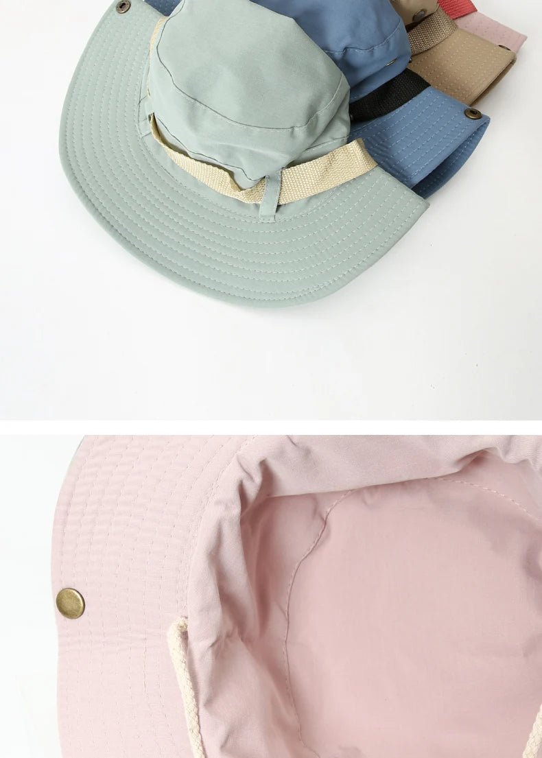 Women Bucket Hat Spring Summer Hats For Women Men Outdoor Sunshade Camping Climbing Sunscreen Bob Cap Foldable Sun Hat New - Kenner House Emporium