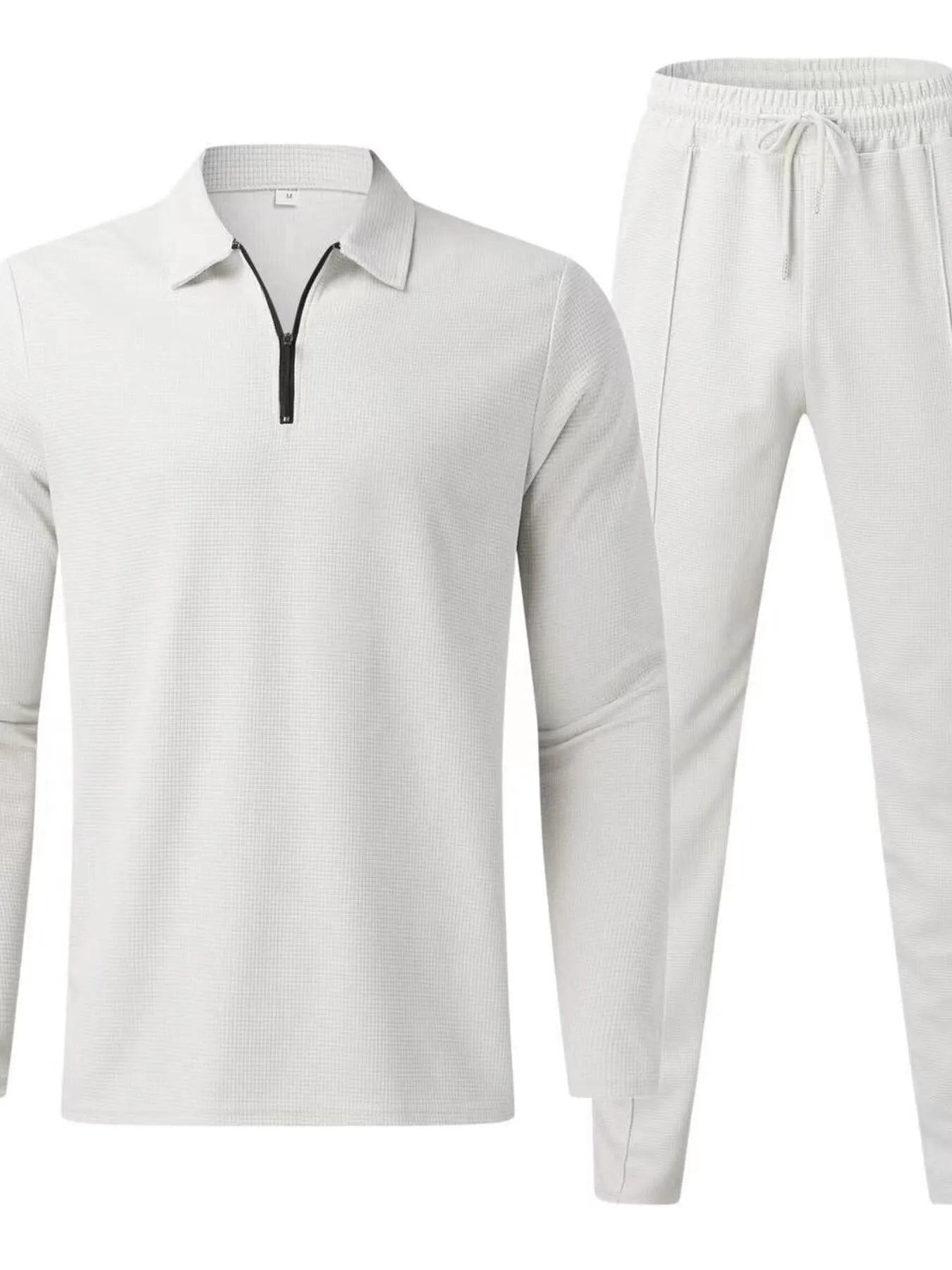 Men's Full Size Long Sleeve Top and Pants Set Plus Size - Kenner House Emporium