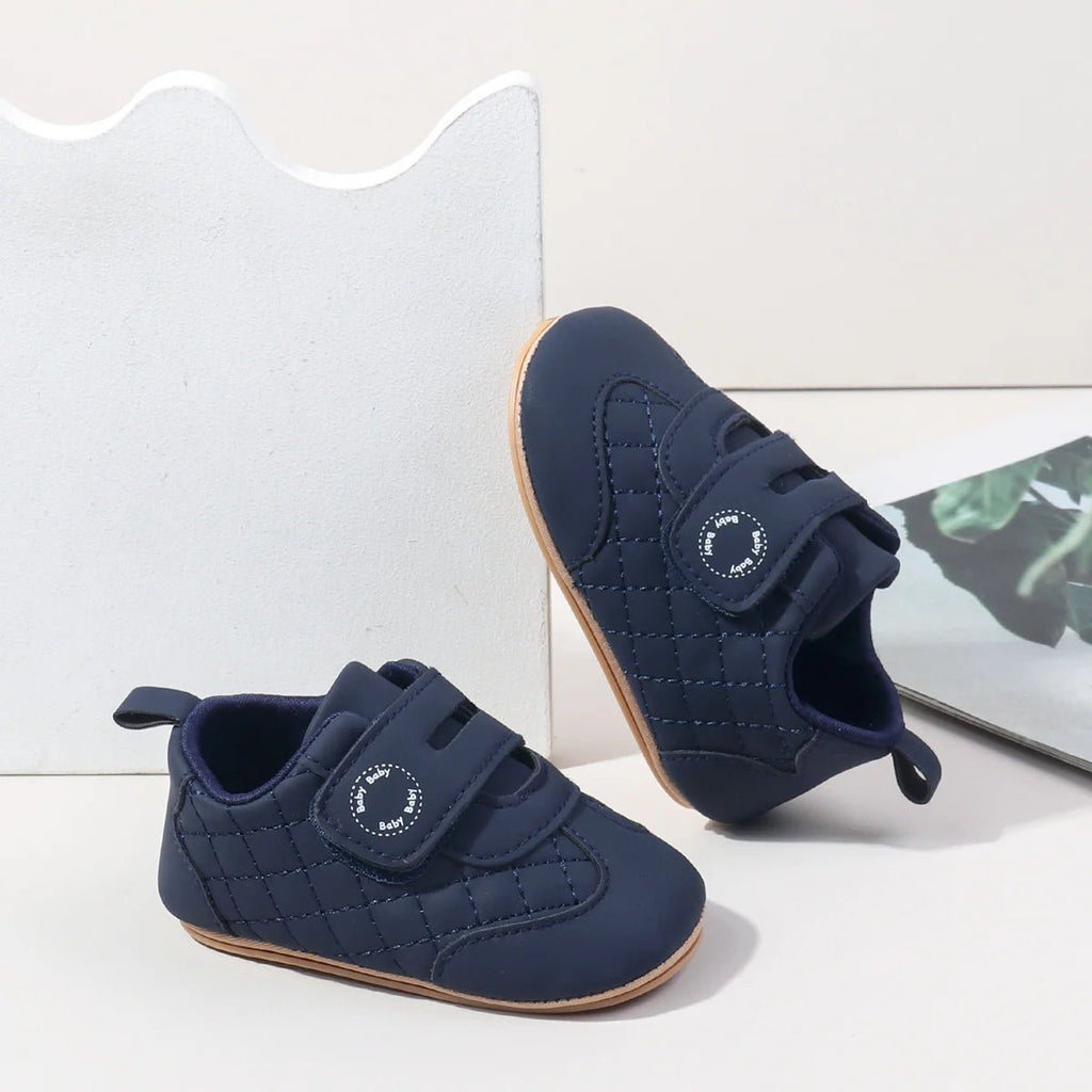 Spring And Autumn Baby Boys And Girls First Walking Toddler Shoes With PU Leather and TPR Sole - Kenner House Emporium