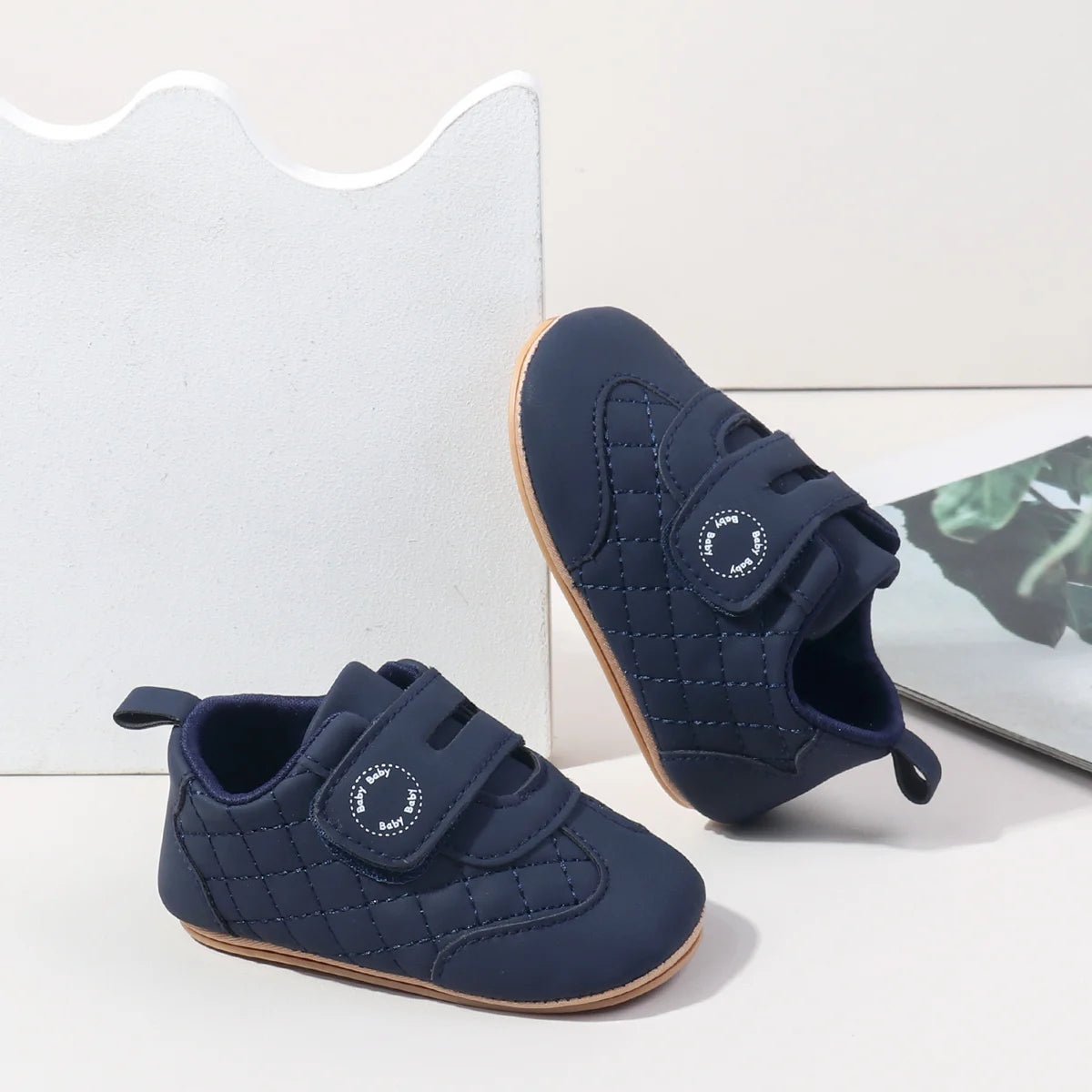 Spring And Autumn Baby Boys And Girls First Walking Toddler Shoes With PU Leather and TPR Sole - Kenner House Emporium