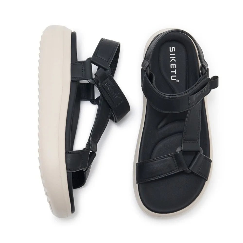 Sandals for Women's 2026 Summer New Lightweight Sandals for Casual Sports Comfort Thick Bottom Large Platform Womens Shoes - Kenner House Emporium