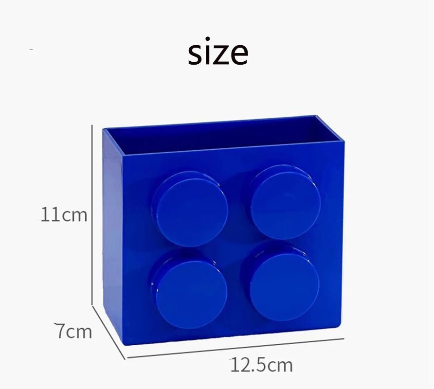 Magnetic Storage Box Building Blocks Storage Rack Kitchen No - Drill Refrigerator Magnet Storage Box Wall - mounted Container - Kenner House Emporium