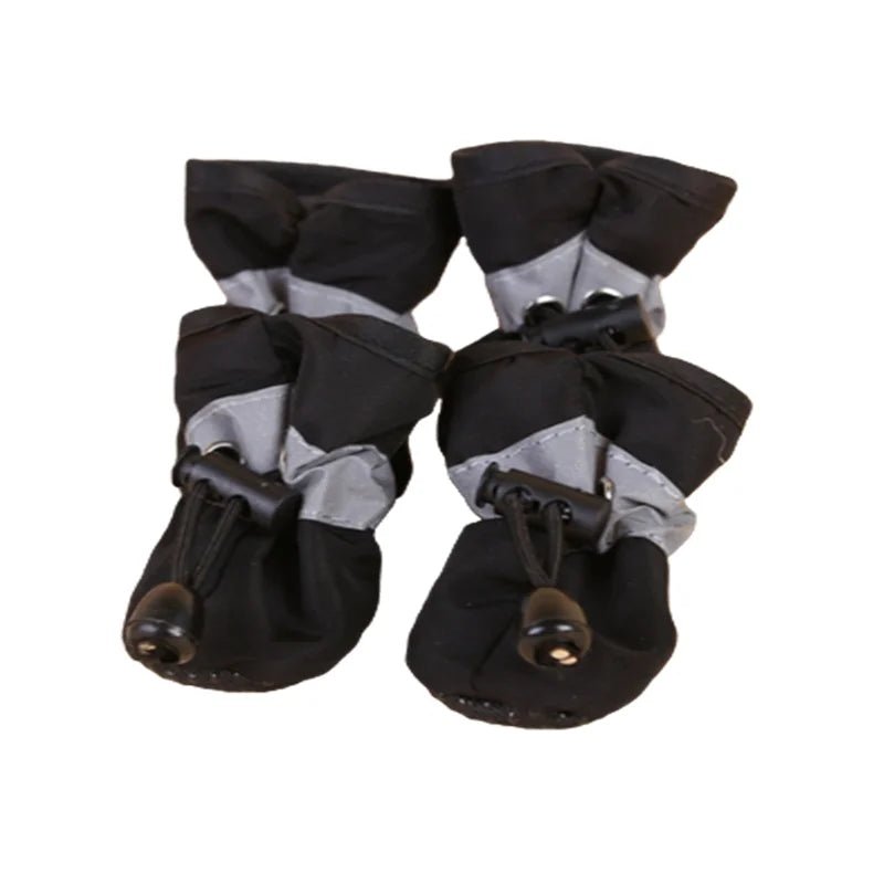 4pcs/set Waterproof Pet Dog Shoes Anti - slip Rain Boots Footwear for Small Cats Dogs Puppy Dog Pet Booties Pet Paw Accessories - Kenner House Emporium