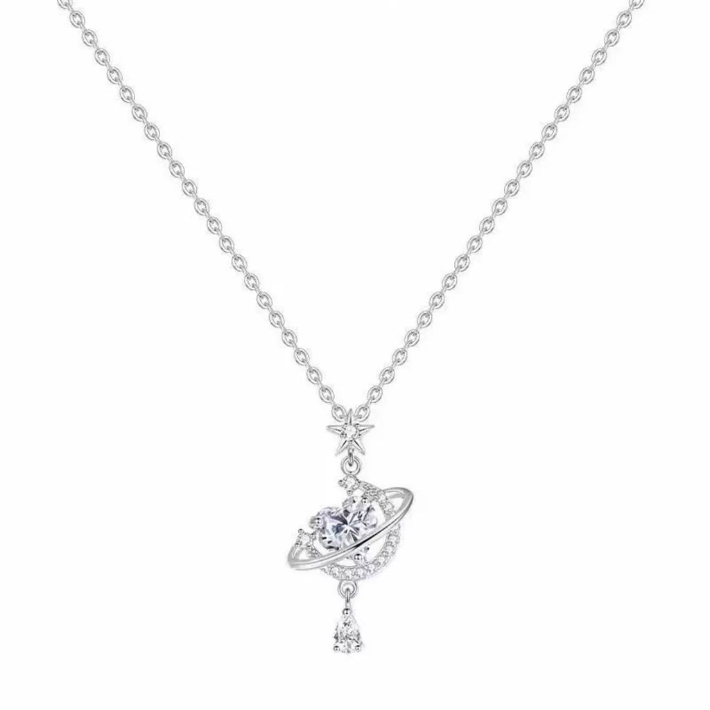 Planet Heart Pendant Necklace - Kenner House Emporium