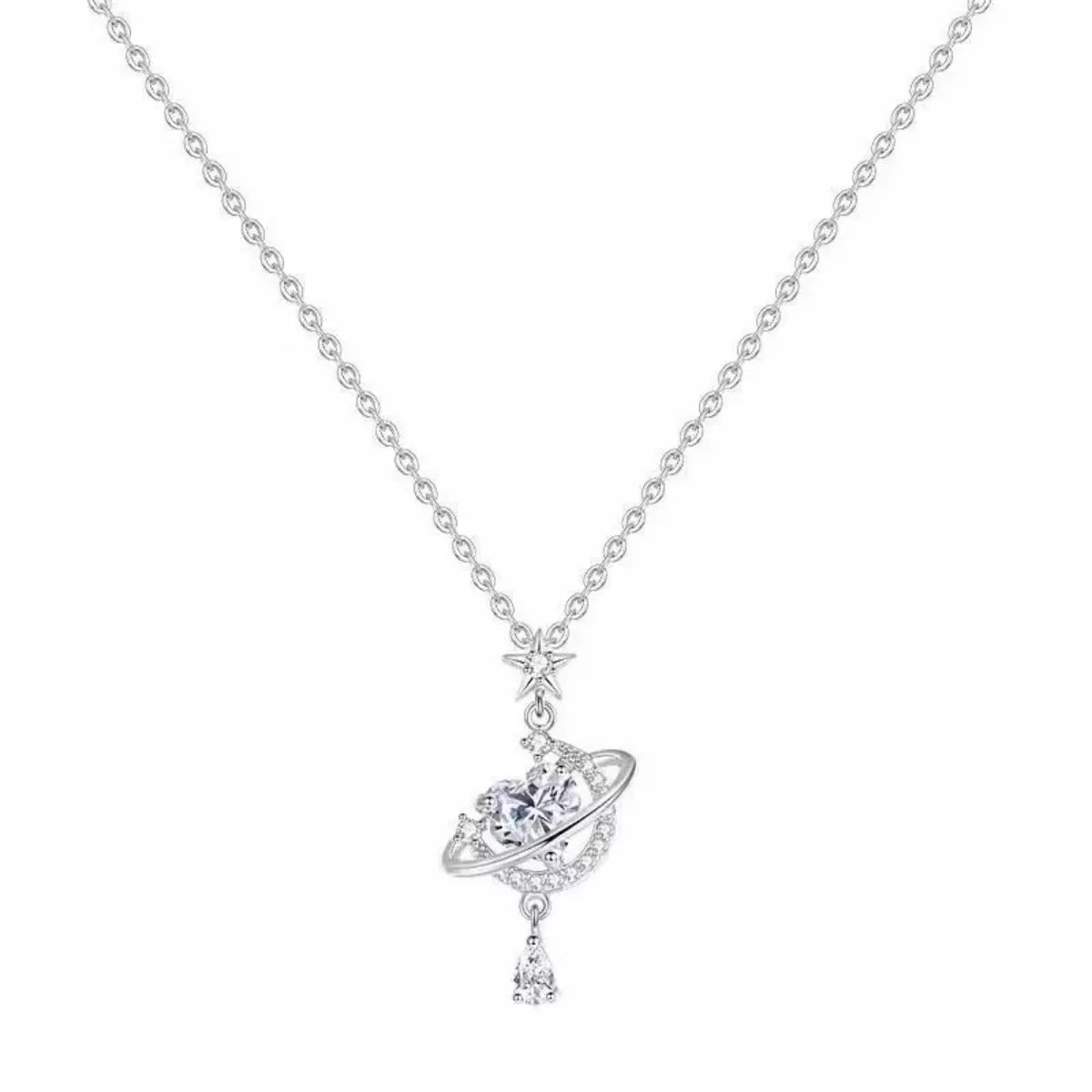 Planet Heart Pendant Necklace - Kenner House Emporium