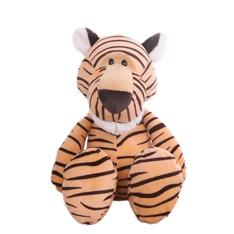 Stuffed Plush Animals Toys Soft Dolls Jungle Lion Elephant Tiger Dog Fox Monkey Deer Children Gift Kawaii Baby Kids Hobbie Toys - Kenner House Emporium