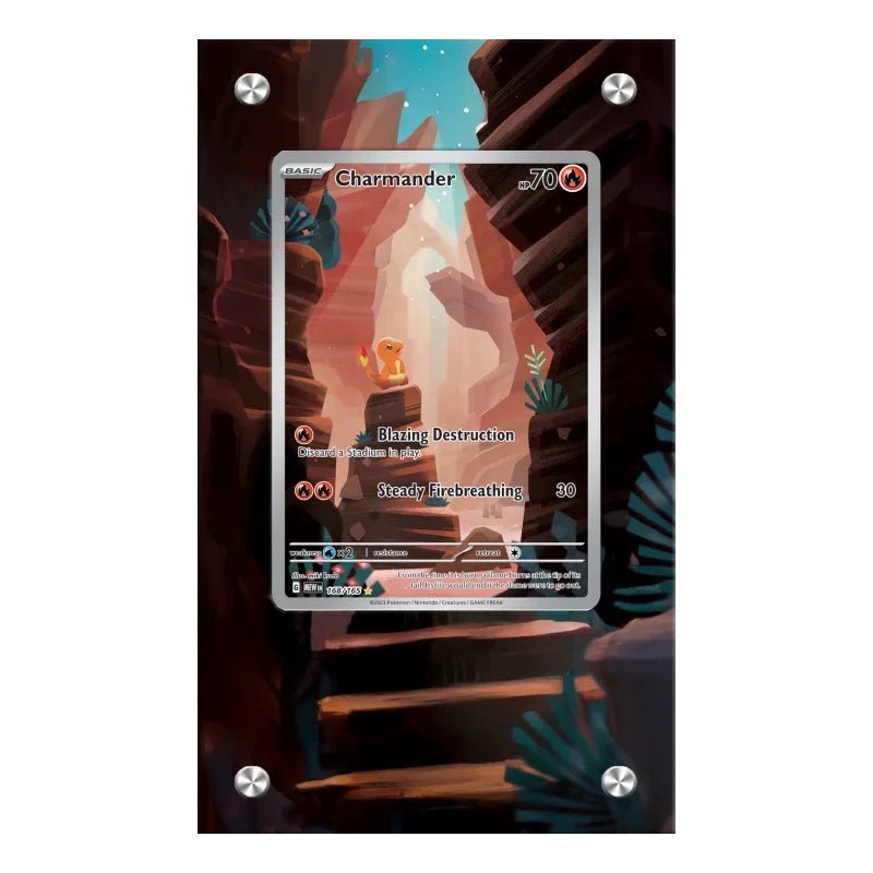 Pokemon Self - Made Acrylic Cartoon Anime Peripheral Articuno Mewtwo Charizard Gengar Wobbuffet Psyduck Kingdra Card Display Stand - Kenner House Emporium