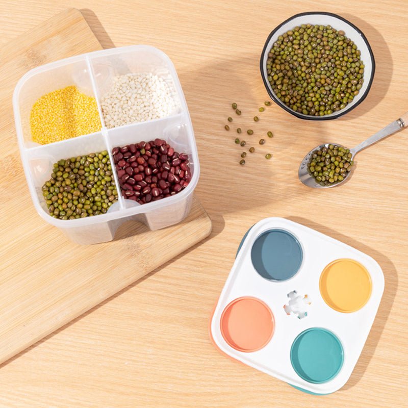 1.5L/2.3L Kitchen Storage Box Food Storage Containers Grain Sealed Moisture Proof Grain with Lid Kitchen Keep Fresh Supplies - Kenner House Emporium