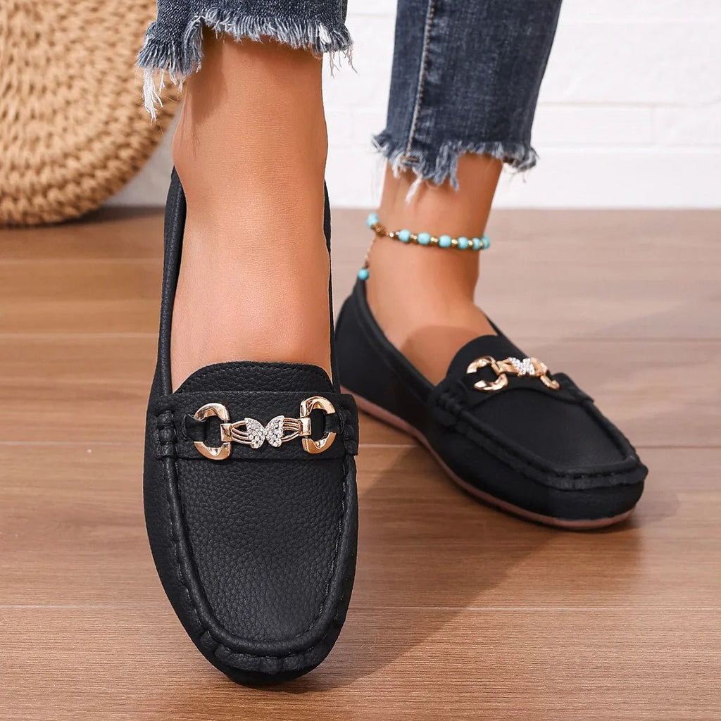 New Women's Casual Slip on Mary Jane Shoes Spring Autumn Fashion Round Toe Solid Soft Sole Flat Loafers Zapatos De Mujer luxury - Kenner House Emporium