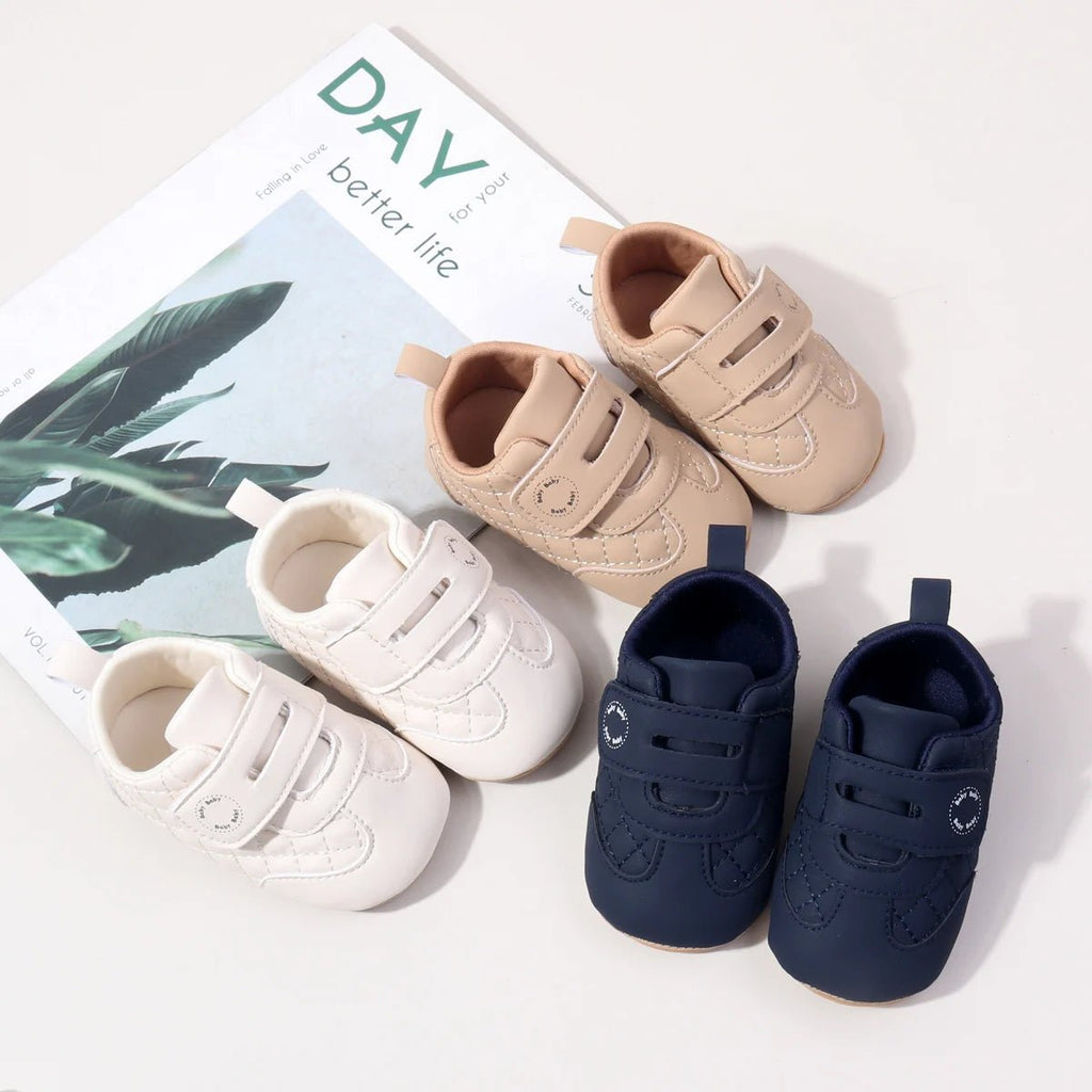 Spring And Autumn Baby Boys And Girls First Walking Toddler Shoes With PU Leather and TPR Sole - Kenner House Emporium