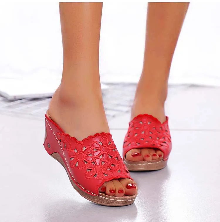 Sandals Shoes Women Summer Comfortable Women Shoe Slides Shoes Woman Wedge Walking Shoes Party Female Footwear Slippers Woman - Kenner House Emporium