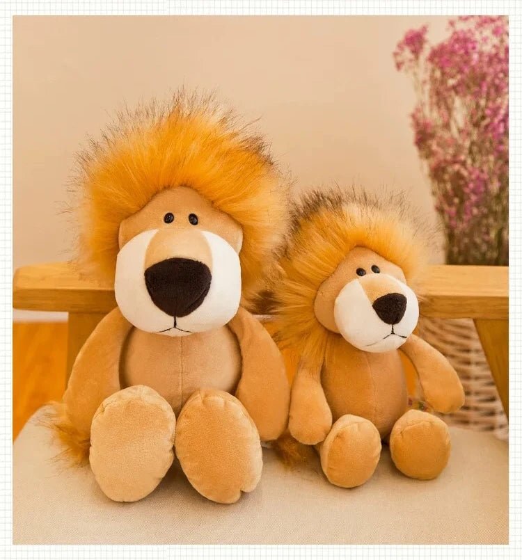 Jungle Animal Stuffed Toys Forest Animals Soft Plush Dog Zebra Elephant Lion Fox Giraffe Kid Playmate Doll Christmas Gifts - Kenner House Emporium