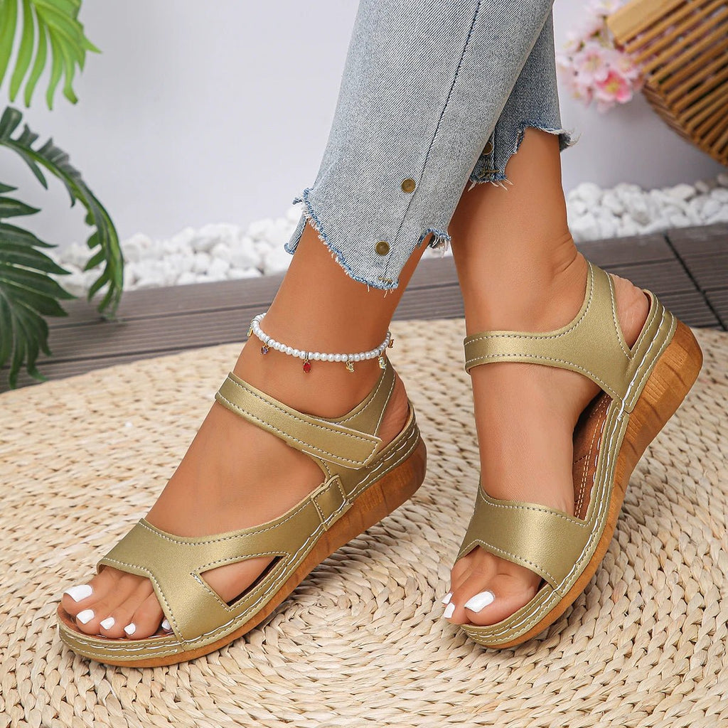 Women Sandals Casual Summer Lightweight Shoes Woman 2025 Summer Low Heels Comfortable Wedges Sandals Women Sandalias De Mujer - Kenner House Emporium