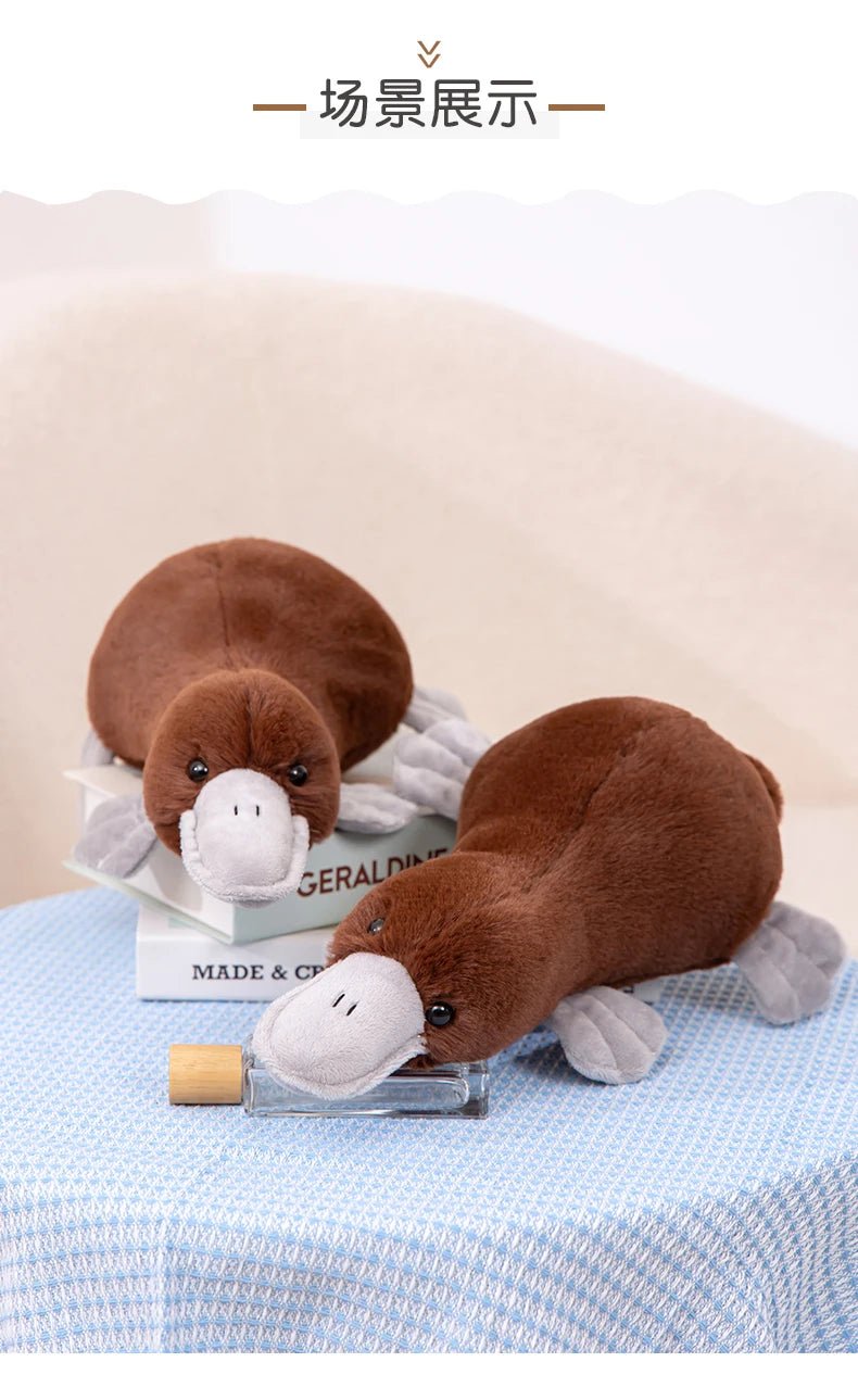 Platypus Plush Toys Simulation Stuffed Animals Prone Posture Dolls Soft Pillow Cartoon Toy Kawaii Home Decor Kids Birthday Gifts - Kenner House Emporium