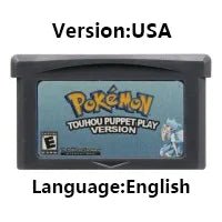 Pokemon Series GBA Game Cartridge 32 Bit Video Game Console Card Red Chapter Cursed Moemon FireRed Emerald for GBA NDS - Kenner House Emporium