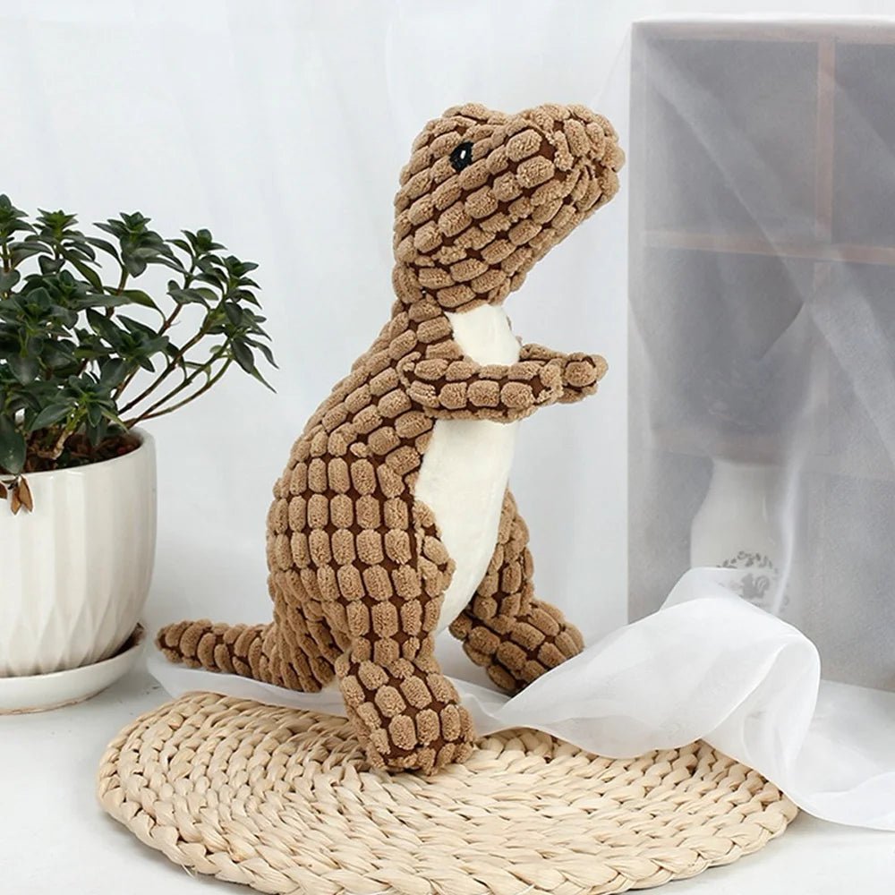 Cats and Dogs Pet Plush Dinosaur Toys Interactive Dog Chew Toys Plush Stuffing Pet Supplies Dog Toys for Small Dogs - Kenner House Emporium