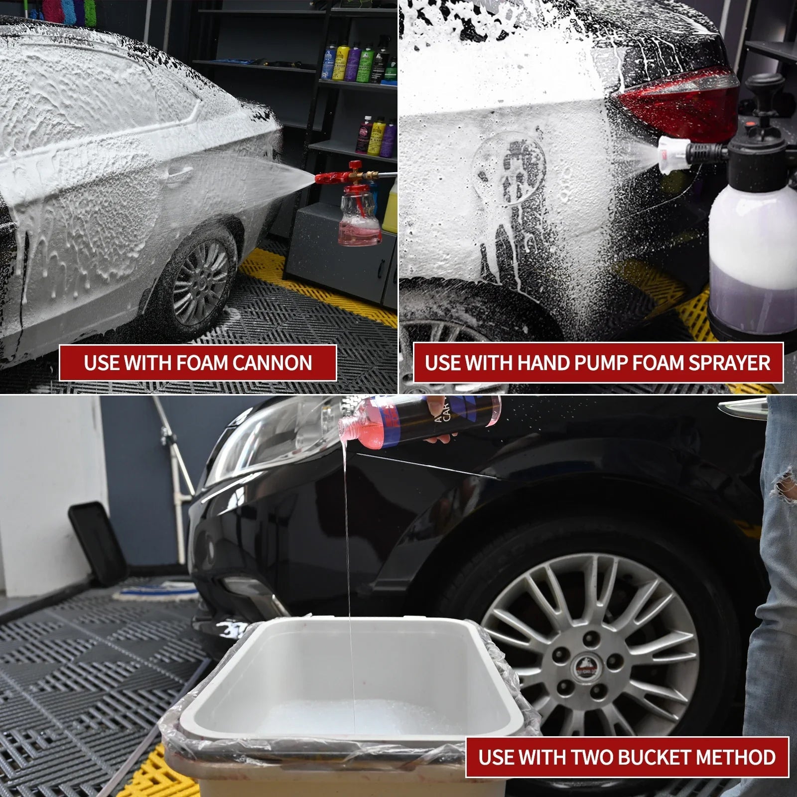 Highly Concentrated Super Suds Car Wash Soap Shampoo Auto Wash Active Foam Cleaner for Snow Foam Lance / Foam Cannon - Kenner House Emporium