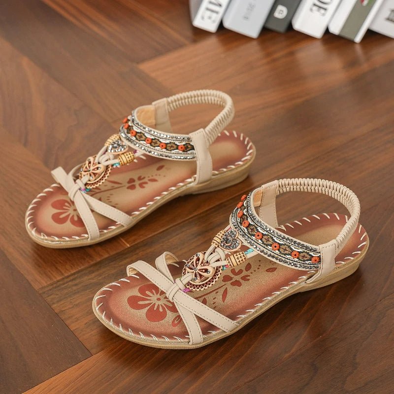 Women's Sandals Bohemian Sandals Outdoor Soft Sole Beach Sandals Platform Lightweight Women Casual Shoes Flat Plus Size Sandal - Kenner House Emporium