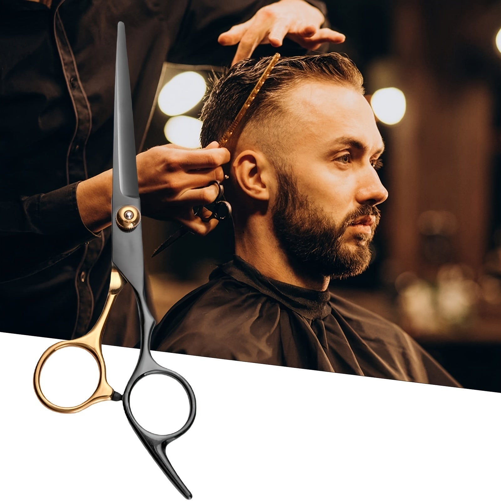 Hair Cutting Scissors, Professional Barber Shears Set with Hair Scissors Thinning Shears, for Men Women Pet - Kenner House Emporium