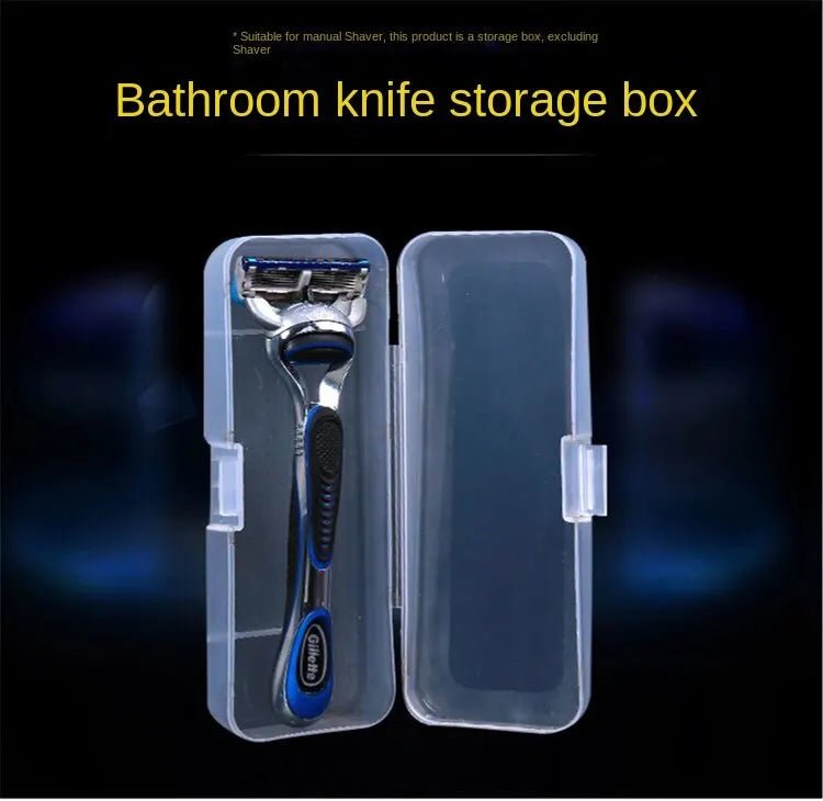 Stylish and Durable Shaving Storage Box for Men's Razors, Easy to Carry and Keep Clean and Keeps Your Shaver Well - Organized - Kenner House Emporium