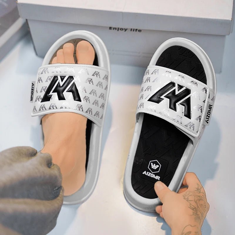 The hottest summer sandals are here! Comfortable fabric + soft and snug inner lining + high - grip elastic outsole, with trendy co - Kenner House Emporium