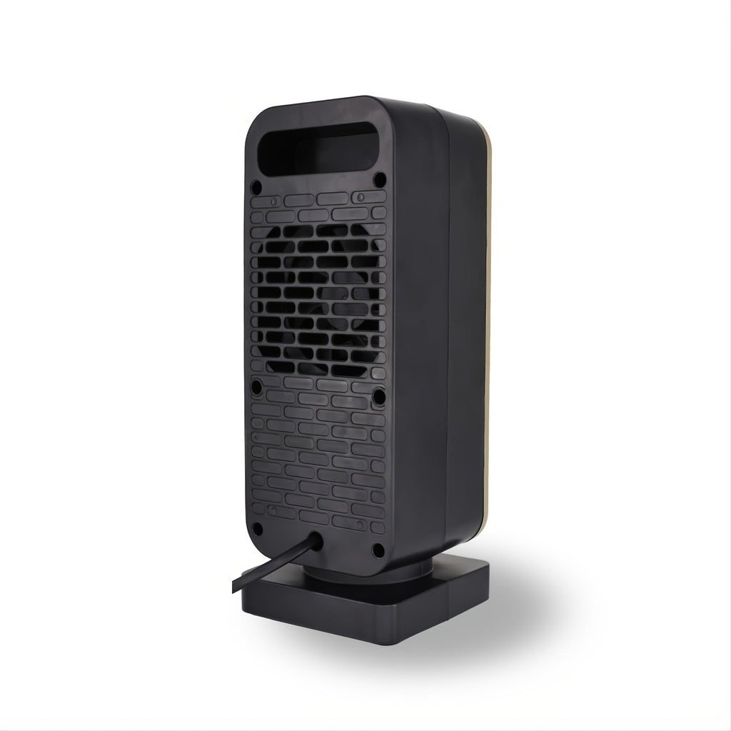 Quiet 500W Ceramic Electric Space Heater, Square Shape, 110 - 130V US Plug, No Energy Efficiency Rating, Tip - over Protection, Portable Heating Equipment for Bedroom, Living Room, Office - Kenner House Emporium