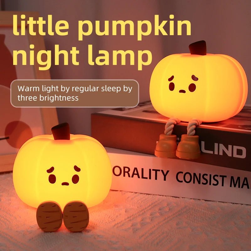 Mushroom Night Light LED Rechargeable USB Table Lamp Desk Room Decoration Baby Nursery Kids Birthday Gift Animal Pumpkin Lantern - Kenner House Emporium