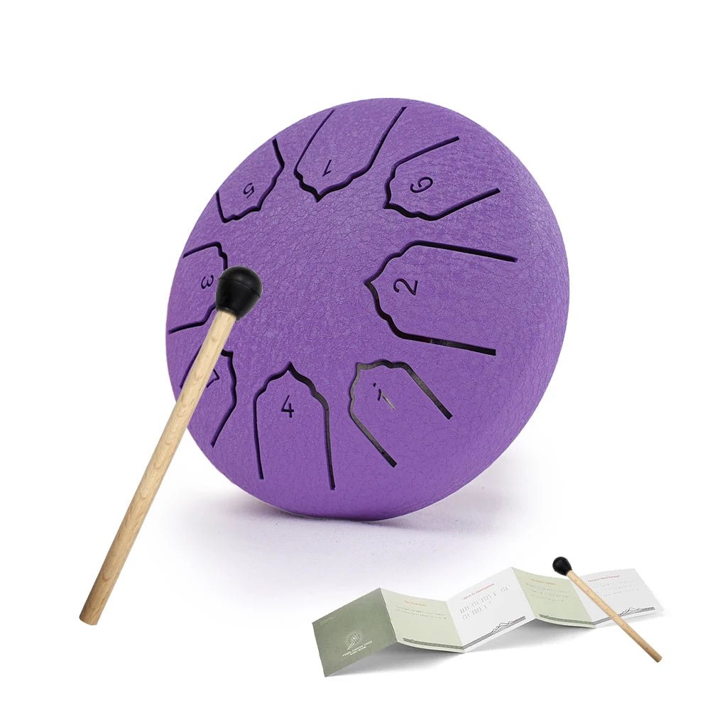 Mini Steel Tongue Drum 4 Inch 8 Notes Rain Drum for OutsideSteel Tongue Drum Rain Chime Musical Instruments for Adults Kids - Kenner House Emporium