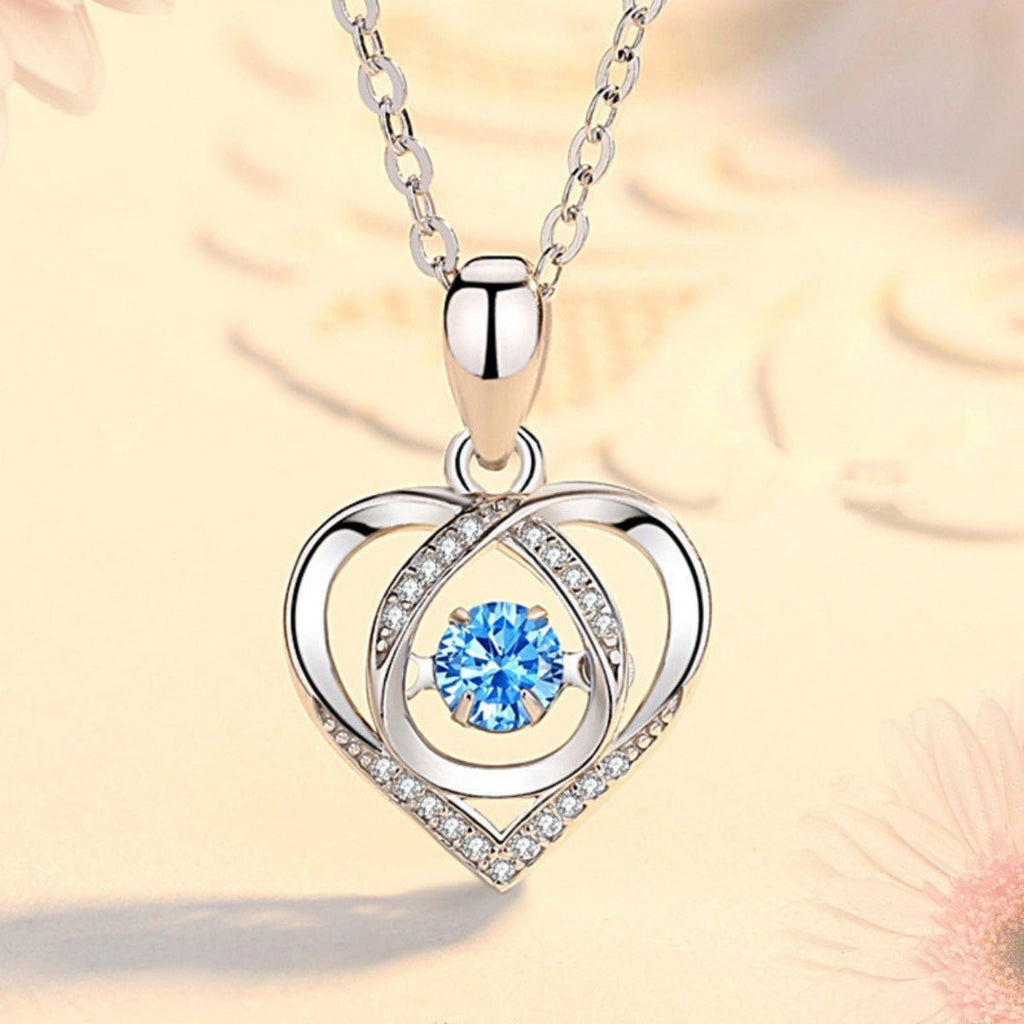 925 Sterling Silver Heart Pendant Necklace - Kenner House Emporium