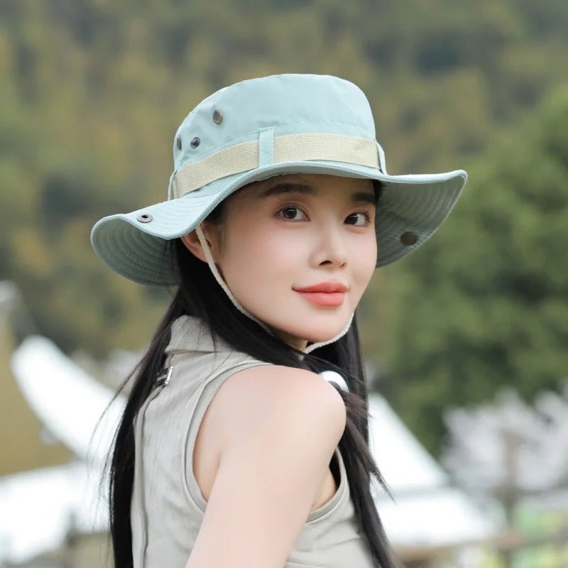 Women Bucket Hat Spring Summer Hats For Women Men Outdoor Sunshade Camping Climbing Sunscreen Bob Cap Foldable Sun Hat New - Kenner House Emporium