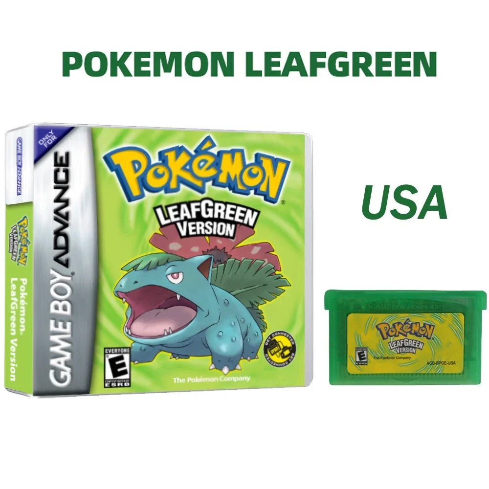 Pokemon Series GBA Game Cartridge In Box Emerald/Ruby/FireRed/Leafgreen/Sapphire No Manual - Kenner House Emporium